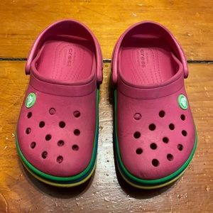 Pink sz 9 crocs